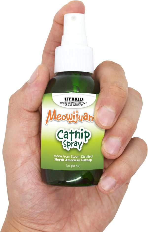 Meowijuana Premium Catnip Spray for Cats, 3 Oz | High Potency | Organic Catnip Oil Spray for Cats, 3 Oz; Redirects Scratching, Revives Toys; Made in USA, Safe for Multi-Cat Homes5