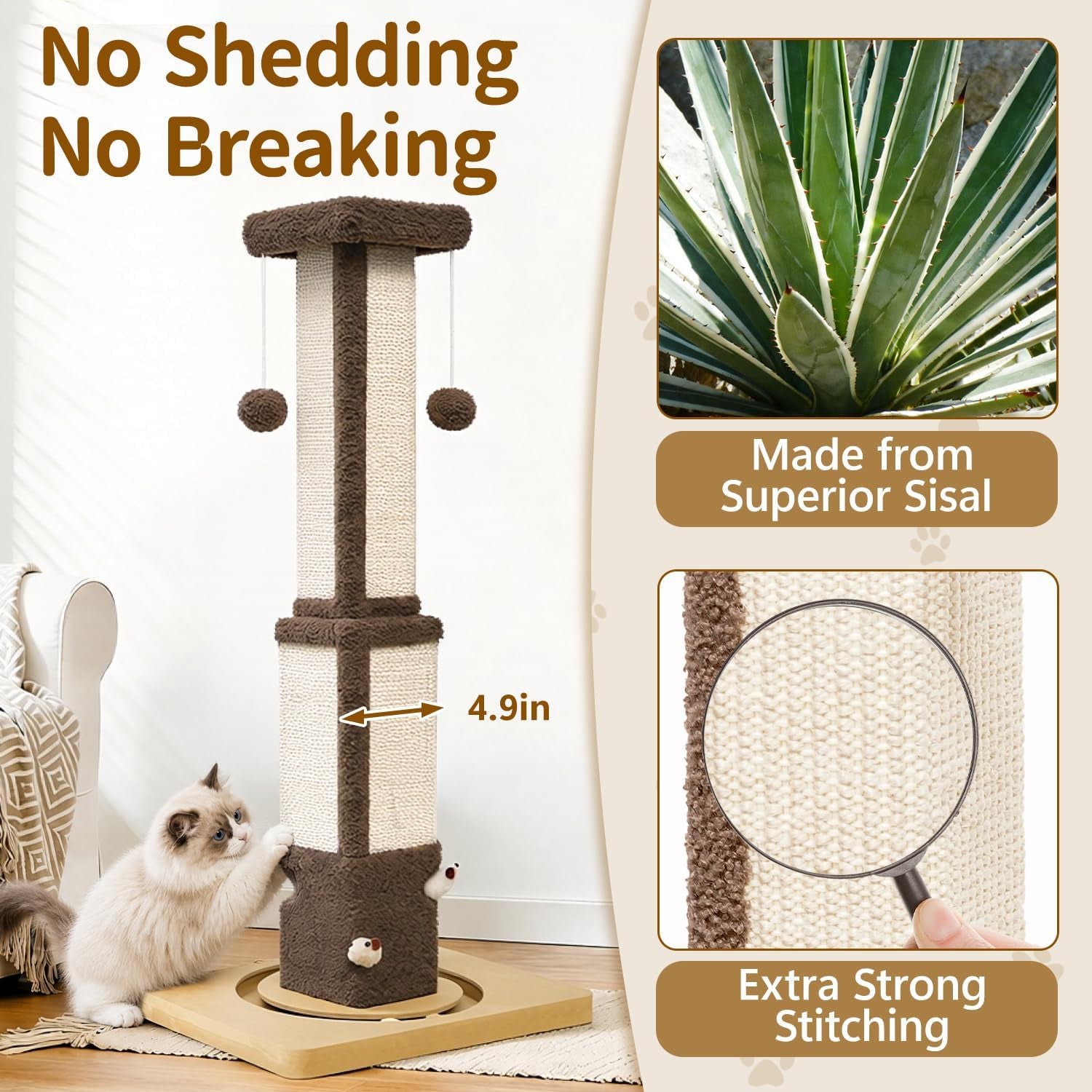33-tall-sisal-vertical-cat-scratching-post-for-indoor-cats-brown-vertical-pole-post-for-indoor-cat