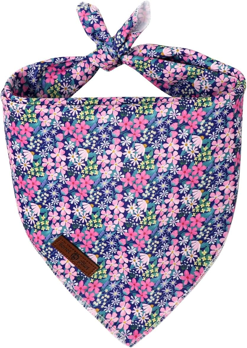 lionet-paws-dog-bandana-for-small-medium-large-dogs-cat-kerchief-blue-doit-triangle-bibs-scarf-for-girl-or-boy