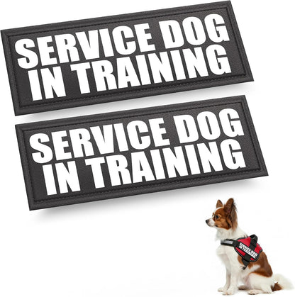 Industrial Puppy Emotional Support Dog Patch, Reflective XS 1 X 2.75 in | Clear Visibility, Durable Vest Patches for Identification, Compatible with Hook & Loop Vest Gear - XS 1X2.75 Inch14