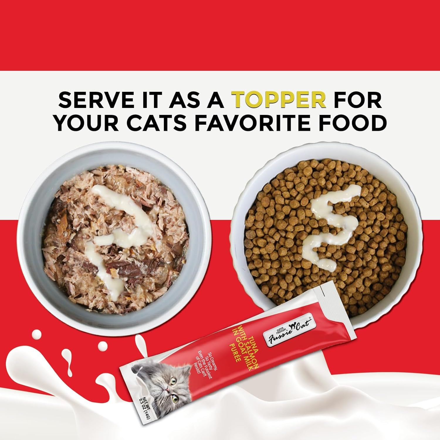 fussie-cat-premium-tuna-with-salmon-in-goat-milk-puree-lickable-cat-treats-0-5oz-pouch-pack-of-4