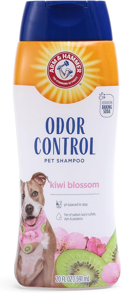 Arm & Hammer Deodorizing Dog Shampoo, Kiwi Blossom, 20 Fl Oz | Tearless, Moisturizing Baking Soda Formula for Sensitive Skin; Safe for Dogs and Puppies during Regular Baths1