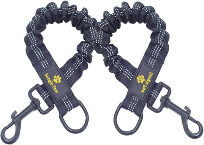 Bungee Dog Leash Extension Attachment, 18” Shock Absorbing Lead Extension Absorber, Prevent Injury on Arm and Shoulder & save Dogs from Getting Hurt, Great for Bicycle, Running, Walking1