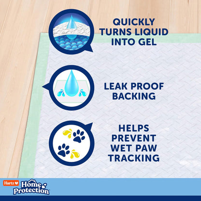 Hartz Home Protection Super Absorbent Odor Eliminating No Leaks Dog Pads, 50 Count6