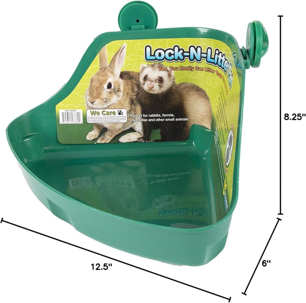Ware Manufacturing (2 Pack) Plastic Lock-N-Litter Pan for Small Pets - Size Regular5
