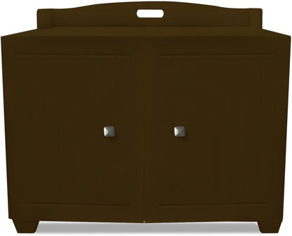 Furhaven Classic Hidden Litter Box Storage Container Cabinet - Espresso, One Size1