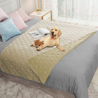 Ameritex Waterproof Dog Bed Cover Pet Blanket for Furniture Bed Couch Sofa Reversible113