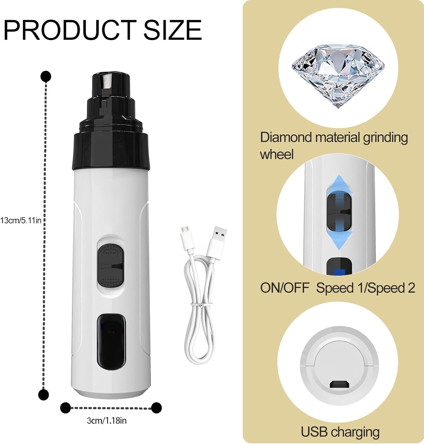 silent-pet-nail-grinder-for-dogs-cats-3-grinding-heads-professional-2-speed-rechargeable-dog-nail-trimmer-for-small-medium-dogs-cats-painless-paw-grooming