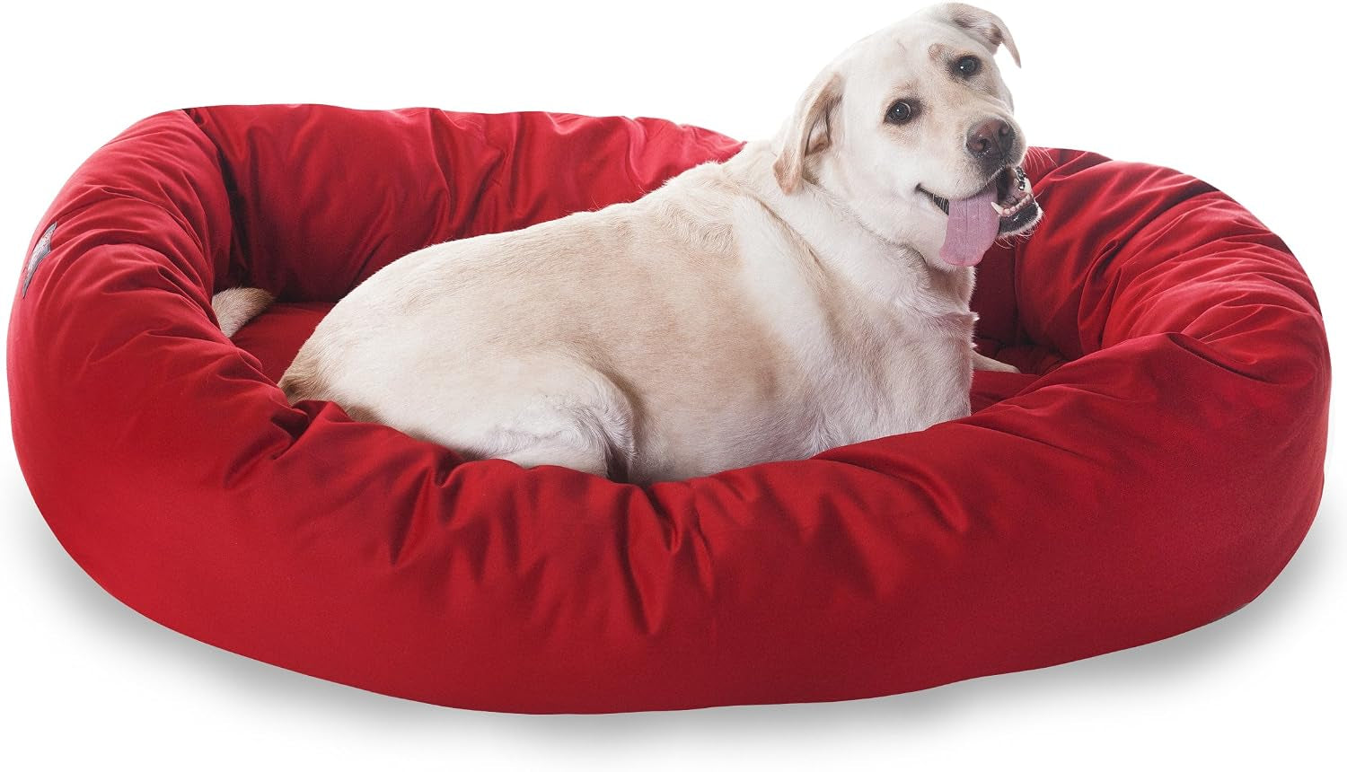 majestic-pet-40-inch-bagel-calming-dog-bed-washable-cozy-soft-round-dog-bed-with-spine-support-for-dogs-to-rest-their-head-fluffy-donut-dog-bed-40x29x9-inch-round-pet-bed-large-blue