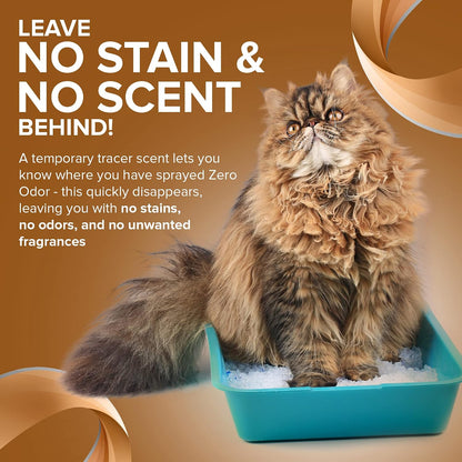 Zero Odor - Pet Stain Remover & Odor Eliminator - Permanently Remove Stain & Odor with Patented Technology Best for Carpet, Furniture, Floors, Pet Bed– Look and Smell Great, 16Oz (Over 400 Sprays)9