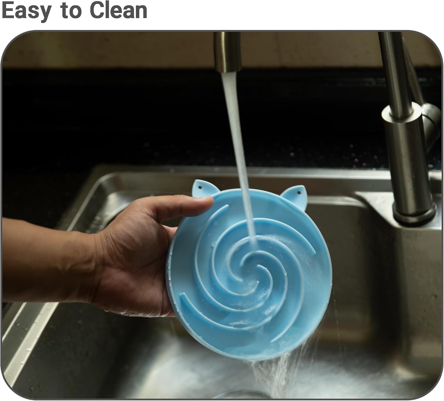 bifeaw-slow-feeder-cat-bowl-easy-to-clean-silicone-bowl-ideal-for-dry-and-wet-food-green-and-blue