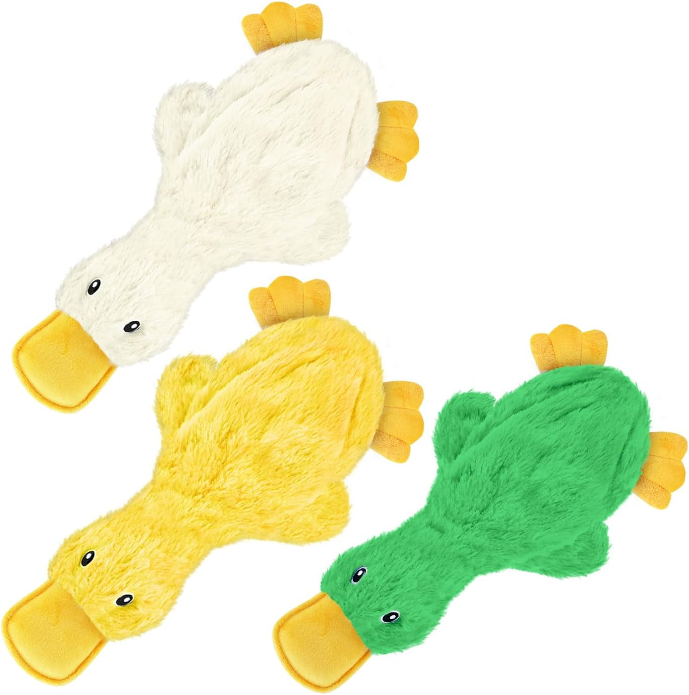 best-pet-supplies-interactive-squeaky-dog-chew-toy-ideal-dog-toys-for-chewers-small-medium-large-dogs-and-fetch-lovers-crinkle-duck-yellow-large