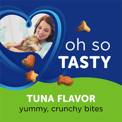 Purina Whisker Lickin'S Cat Treats, Crunchy and Yummy Tuna Flavor - (Pack of 4) 10 Oz. Pouches4