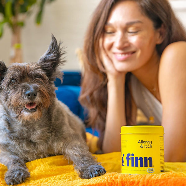 Finn Allergy & Itch Soft Chews for Dogs - Colostrum & Bee Propolis - 90 Ct | Quercetin & Probiotics - NASC Certified - Vet-Formulated - Seasonal & Environmental Allergy Relief4