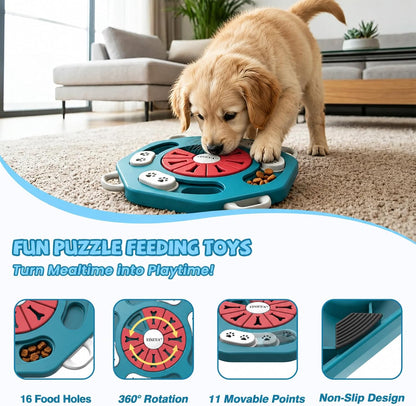 YINEYA Dog Puzzle Toy, Enrichment Toys for Dogs Training IQ & Treat Brain Games, Dog Toys to Keep Them Busy, Mental Stimulation for Dogs, Puppy Toy for Treat Dispensing, Puzzle for Small, Medium, Cats2