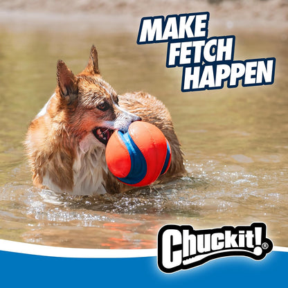 Chuckit! Kick Fetch Ball Dog Toy, Floats in Water, Large 8 Inch Diameter | Durable Rubber and Foam Build, Interactive Play Design, Great for Pool or Lake Sessions, Built for Big Breed Dogs Each Day7