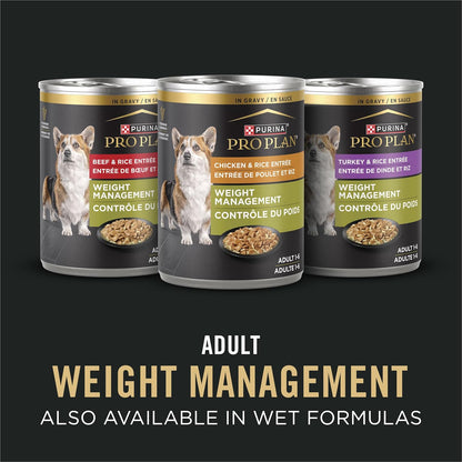 Purina Pro Plan Adult 7 plus Weight Management Shredded Blend Chicken and Rice Formula Senior Dog Food - 6 Lb. Bag7