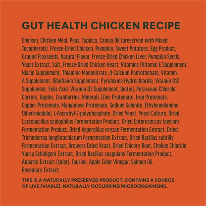 Instinct Rawboost Gut Health, Dry Dog Food + Freeze Dried, Chicken, 3.5 Lb.6