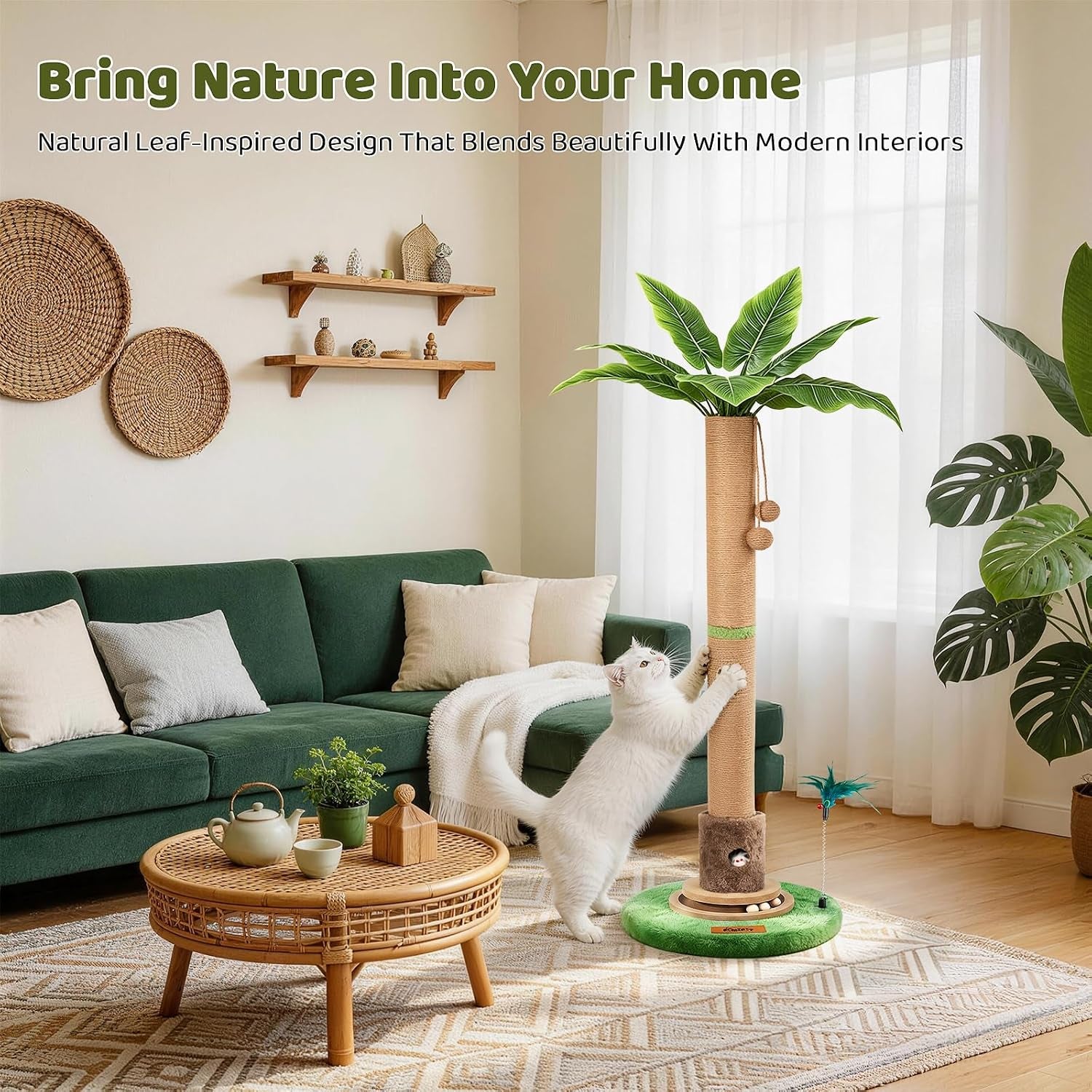 material-upgrade-famifit-50-8-plant-cat-scratching-post-tall-cat-tree-natural-sisal-rope-scratcher-with-solid-wood-ball-track-mouse-hole-interactive-design-for-indoor-cats-kittens