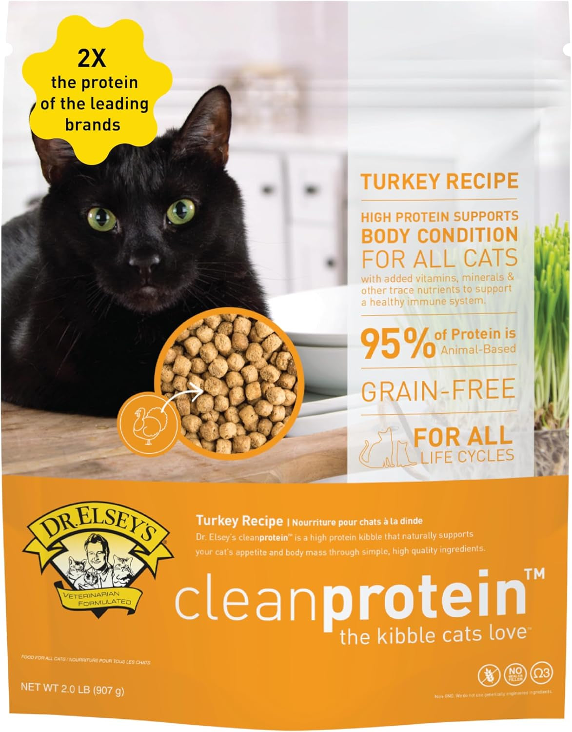 dr-elseys-cleanprotein-chicken-cat-kibble-2-lb-bag