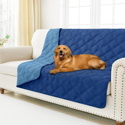 Smiry Waterproof Dog Bed Cover Blanket, Reversible Pet Blanket | Soft Reversible, Washable Leakproof Cats Dogs Couch Cover for Sofa, Couch, Furniture (30X70 Inch)44
