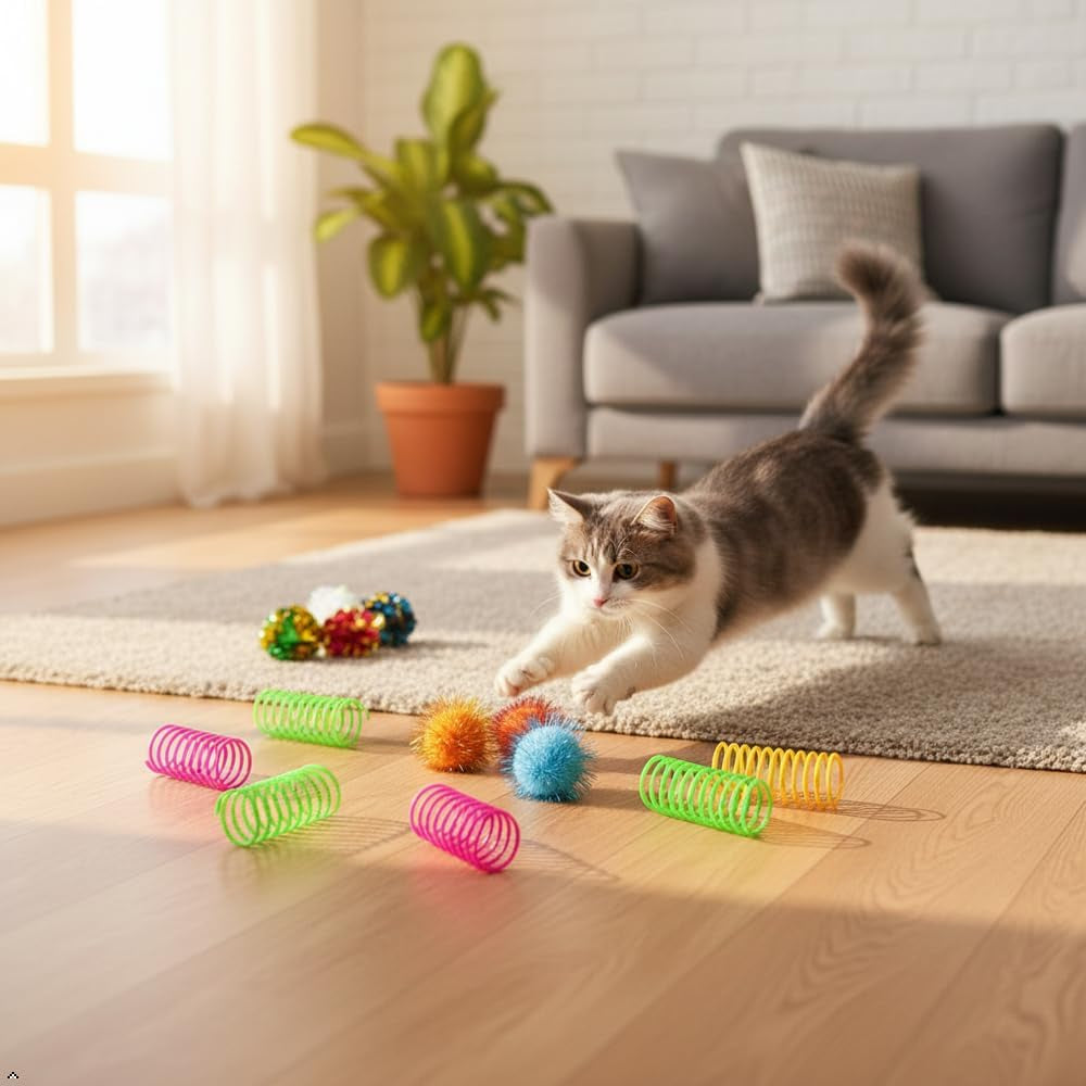 lasocuhoo-cat-toys-30-packs-interactive-cat-toy-pack-including-cat-crinkle-balls-cat-sparkle-balls-spiral-springs-for-kitten-random-color