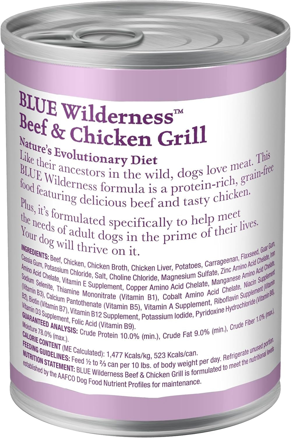 blue-buffalo-wilderness-grain-free-adult-wet-dog-food-beef-chicken-grill-32g-protein-per-can-12-5-oz-can-pack-of-12