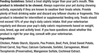 Smartbones Triple Flavor Wings Rawhide-Free Dog Treats, 10 Count | with Real Chicken, Beef & Pork, Easy to Digest Chew, No Artificial Preservatives or Flavors, for Adult Dogs4