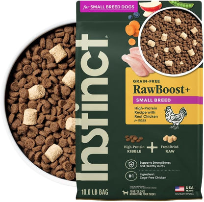 Instinct Rawboost Small Breed, Natural Dry Dog Food with Freeze-Dried Pieces, High Protein, Grain-Free Recipe - Real Chicken, 3.5 Lb. Bag11