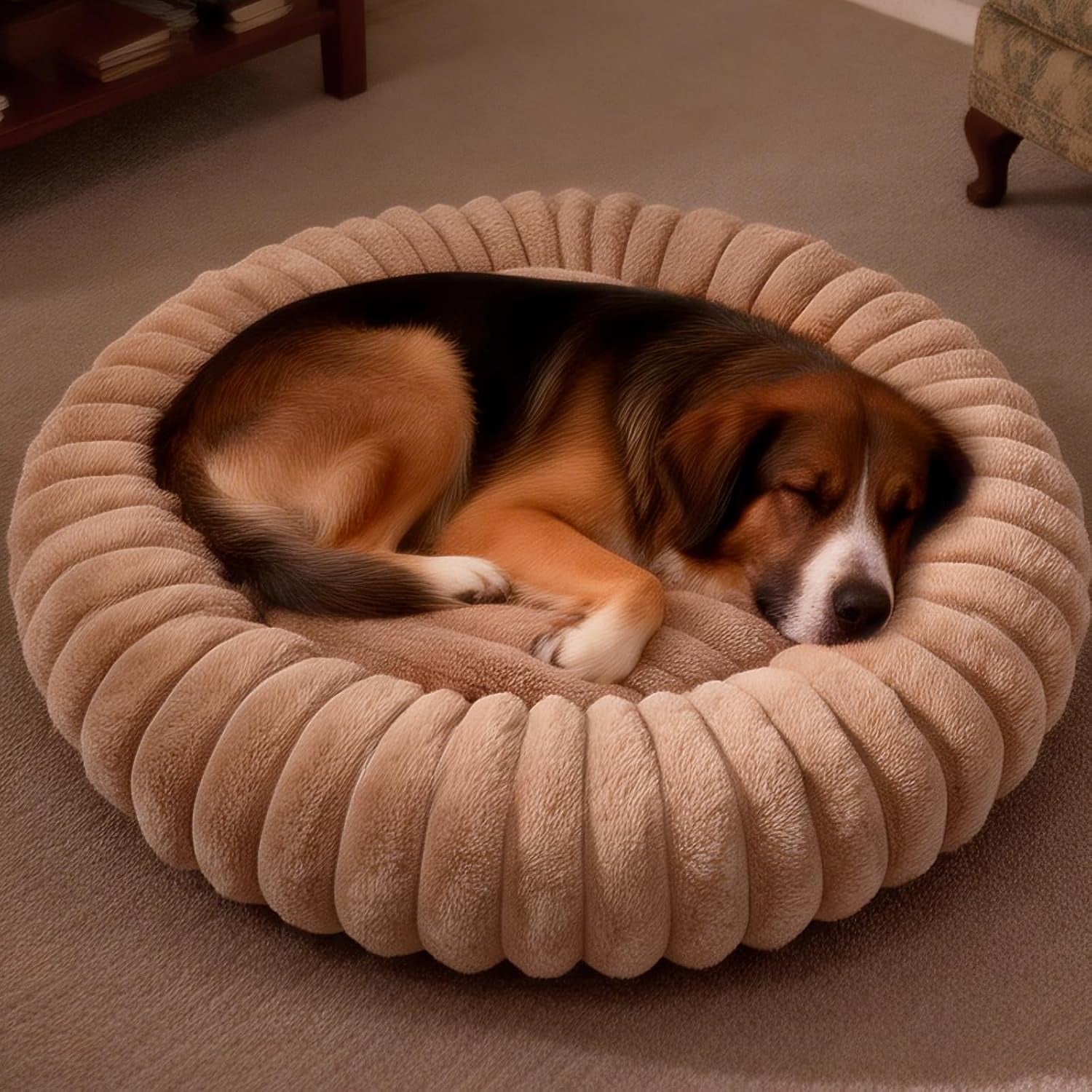 donut-dog-and-cat-bed-luxurious-comfortable-faux-rabbit-fur-pet-beds-round-anti-anxiety-calming-puppy-kitten-bed-with-anti-slip-bottom-for-small-medium-dogs-cats20-white