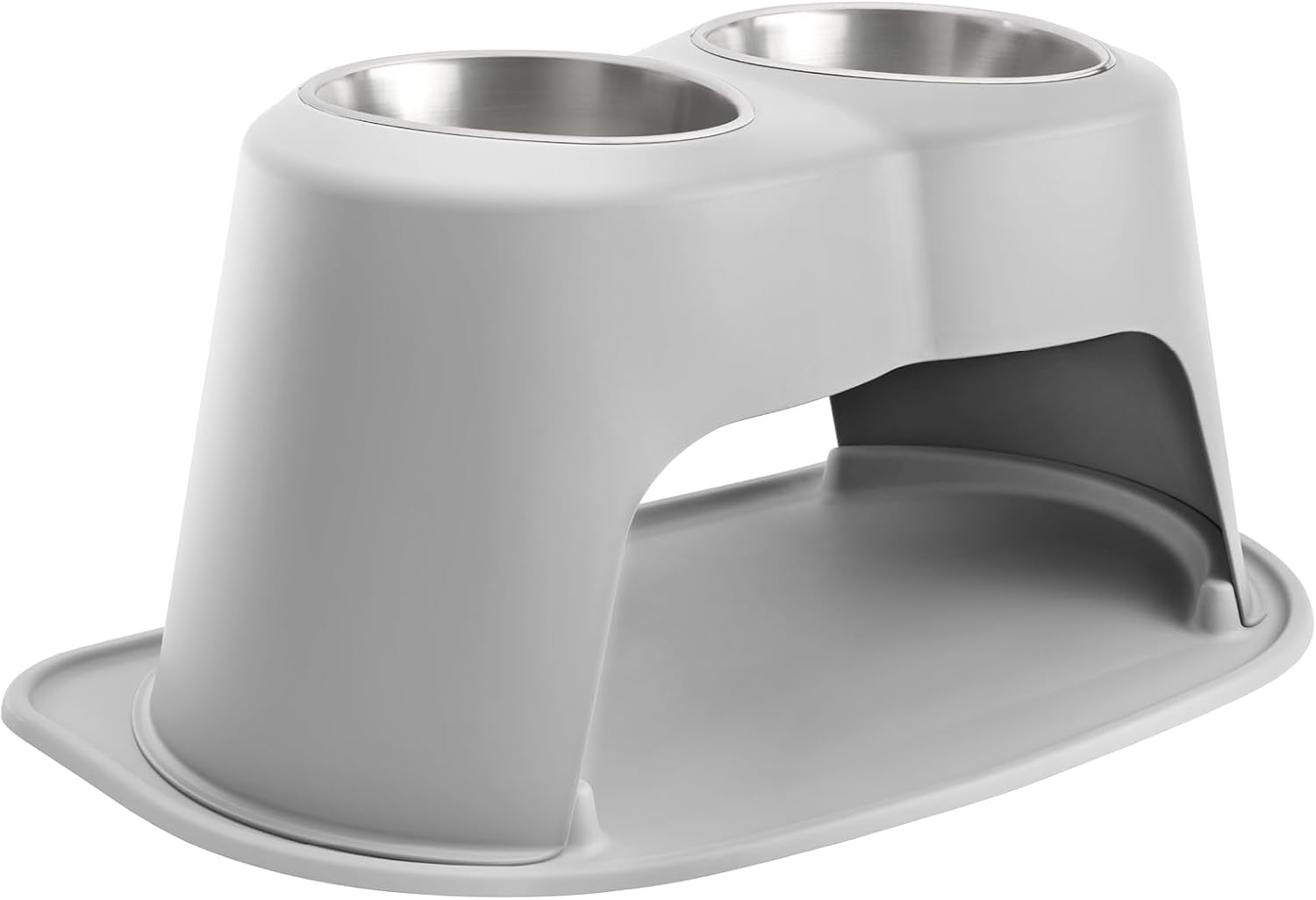 weathertech-double-high-pet-feeding-system-elevated-dog-cat-bowls-8-inch-high-dark-grey-dhc3208dgdg
