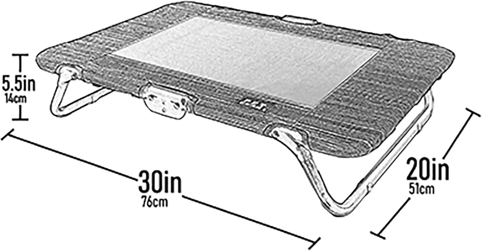 pet-gear-lifestyle-pet-cot-elevated-bed-30-inch-caribbean-ocean-no-assembly-required-premium-tear-resistant-cooling-mesh-indoor-outdoor-lightweight-portable