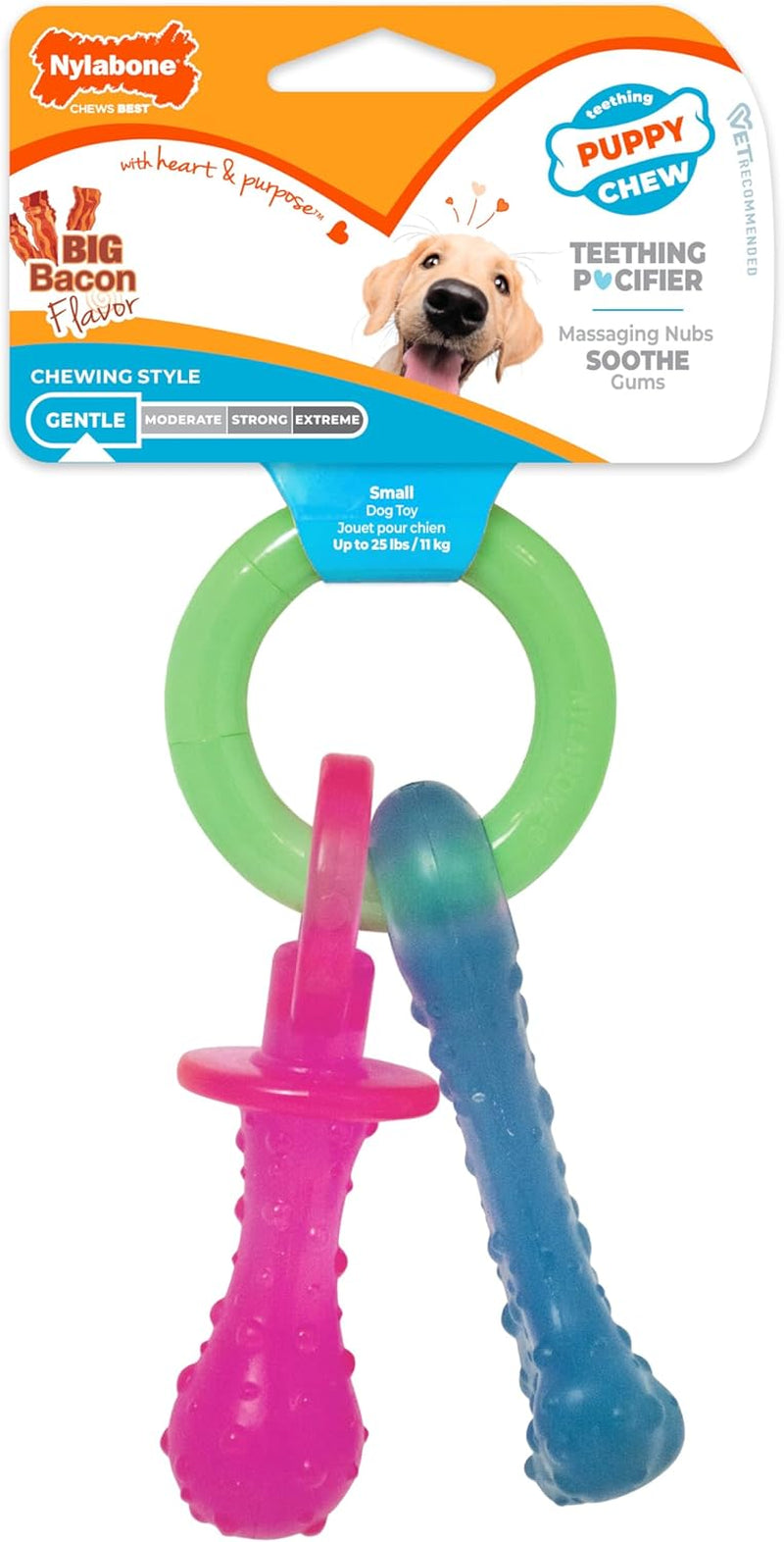nylabone-puppy-starter-kit-dog-chew-toys-chew-treat-blue-3-count-small-breeds-chicken-bacon-flavor-2-chew-toys-1-natural-treat-teething-toys-for-puppies-puppy-enrichment-up-to-25-lbs