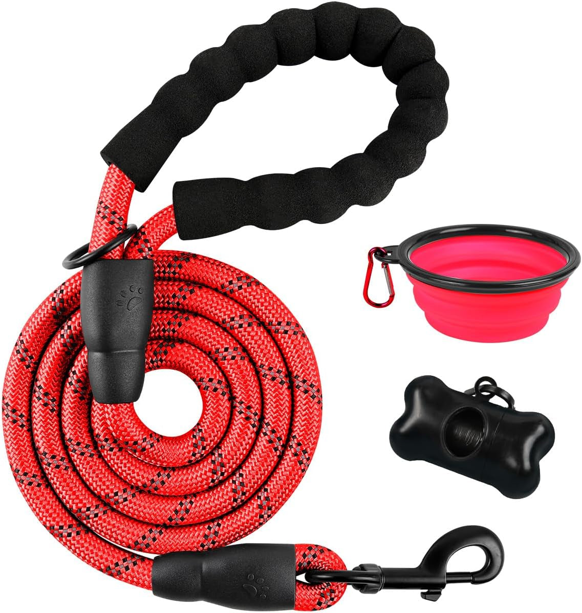 barkbay-dog-leashes-for-large-dogs-heavy-duty-dog-leash-4-5-6-ft-with-comfortable-padded-handle-and-highly-reflective-threads-for-medium-large-dogs-walking-training-running-5ft-1-2-pink