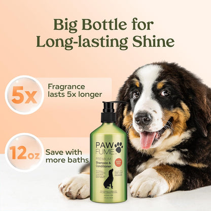 PAWFUME Deshedding Dog Shampoo and Conditioner, Show Dog, 1-Pack – Nourish & Detangle for Silky Soft Coat – Probiotic, Deep-Cleaning, Ph-Balanced Formula – Salon-Quality Shampoo for Dogs8