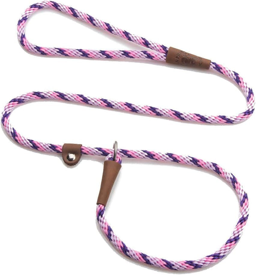 mendota-pet-slip-leash-dog-lead-and-collar-combo-made-in-the-usa-mocha-3-8-in-x-6-ft-for-small-medium-breeds