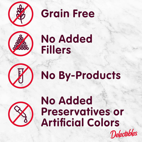 Delectables Squeeze up Seafood Variety Pack, Creamy Squeezable Puree, Lickable Wet Cat Treats, Grain Free, No Added Fillers, No By-Products, No Added Preservatives, 0.5 Ounces Tube, 54 Tubes Total3