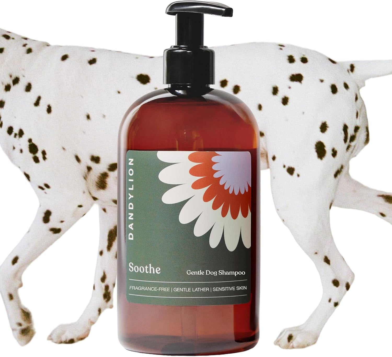 dog-shampoo-soothe-gentle-cleansing-hydrating-sensitive-skin-16-fl-oz-dandylion-pet-shampoo-fragrance-free-ph-balanced-plant-derived-formula-for-dry-coats-and-all-coat-types-dog-bath-supplies