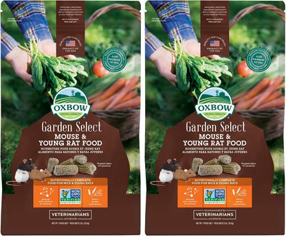 Oxbow Garden Select Mouse & Young Rat Food, Rat Food Pellets, Non-Gmo, 2 Lb | Uniform Rat Food Pellets Prevent Selective Feeding, Vitamins and Minerals, Non-Gmo, Complete Daily Diet, Made in USA8