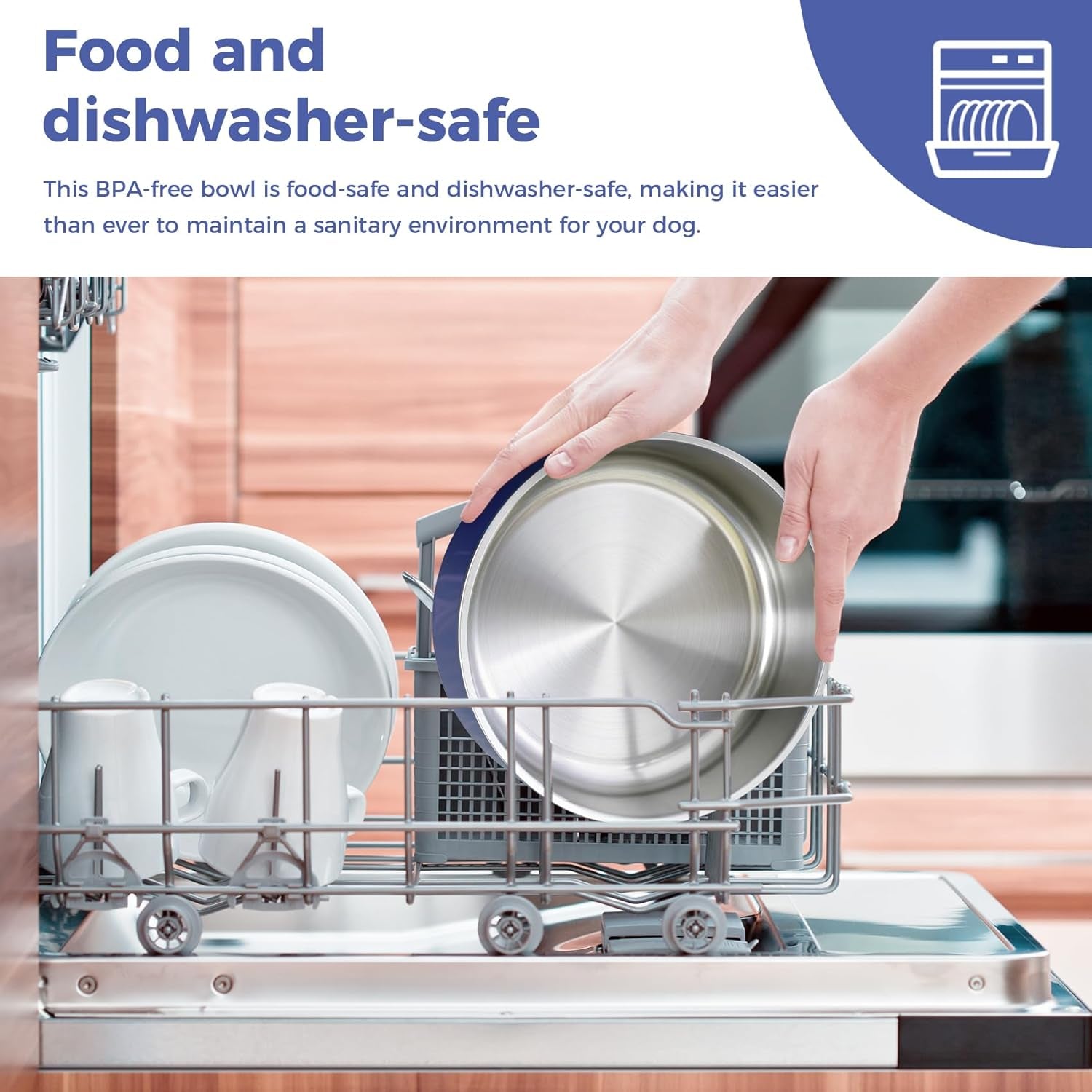 wenbokmin-dog-bowl-stainless-steel-food-and-water-bowl-40oz-blue-non-slip-quiet-bottom-easy-to-clean-dishwasher-safe