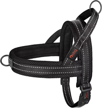 Didog No Pull Dog Harness for Small Dogs, Breathable Mesh Padded,Hot Pink,S | Quick Fit, Easy on and Off, Lightweight, Reflective Vest Harness for Night Safty, Easy for Walking and Training, Chest 18-22"9