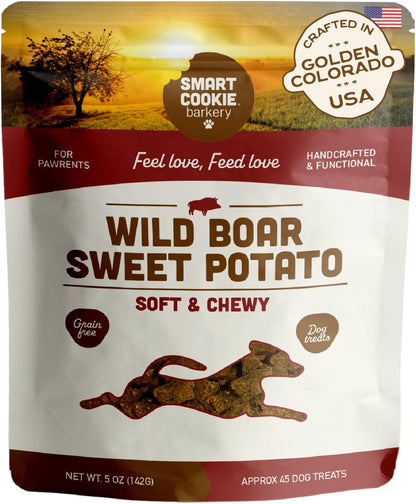 Smart Cookie Healthy Soft Dog Treats - Rabbit & Pumpkin - Grain Free Limited Ingredient Training Treats for Dogs with Sensitive Stomach & Allergies, Natural Novel Protein, Made in the USA (5Oz.)12