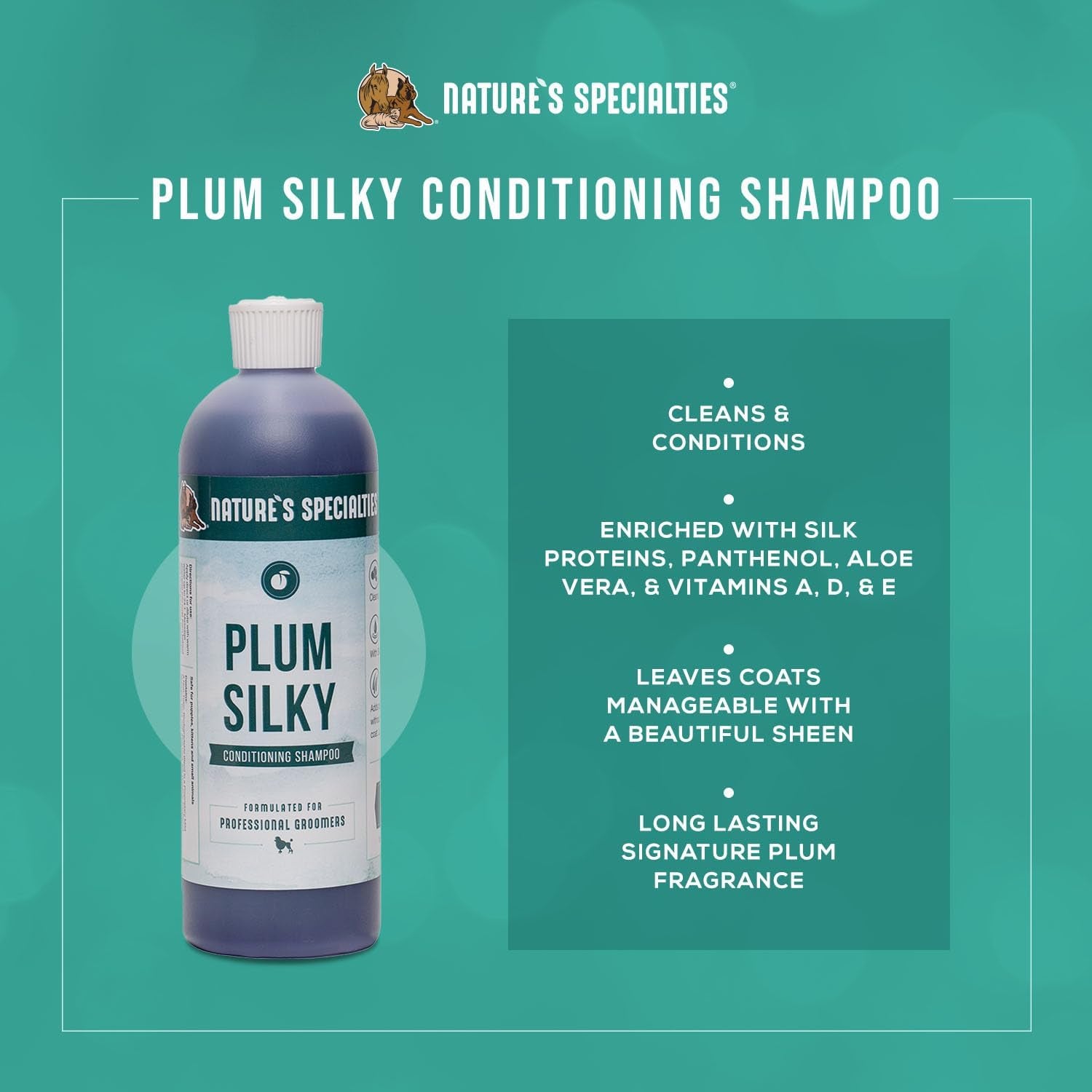 natures-specialties-plum-silky-ultra-concentrated-dog-shampoo-conditioner-makes-up-to-3-gallons-natural-choice-for-professional-pet-groomers-silk-proteins-made-in-usa-16oz