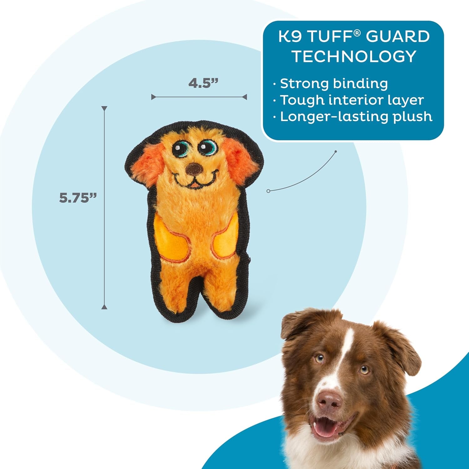 outward-hound-durablez-minis-stuffing-free-squeaky-plush-dog-toy-for-puppies-small-dogs-interactive-soft-yet-tough-no-mess-jumbo-squeaker-long-lasting-play-dog