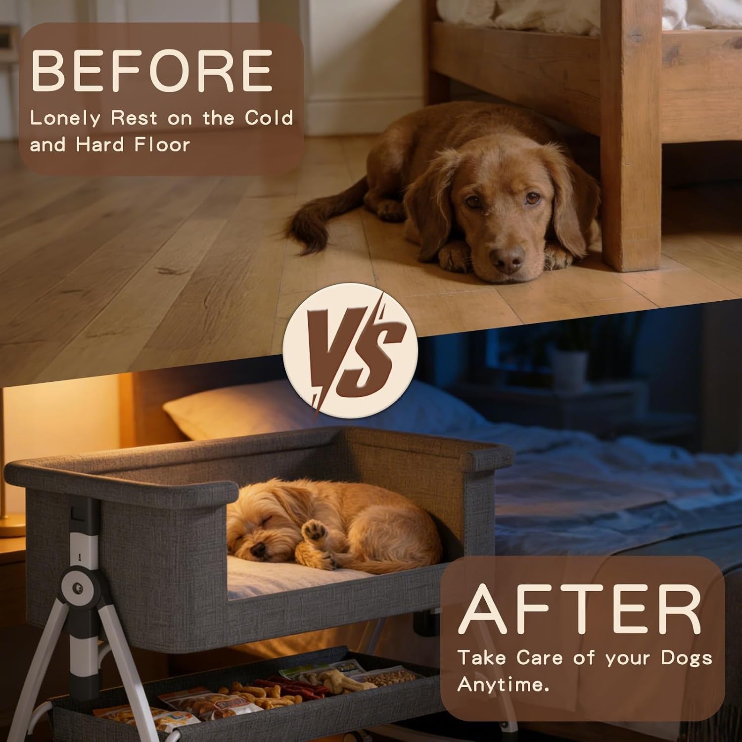bedside-dog-bed-cosleeper-pet-dog-bed-with-removable-washable-cushion-adjustable-height-extension-for-human-bed-for-small-medium-puppy-cat