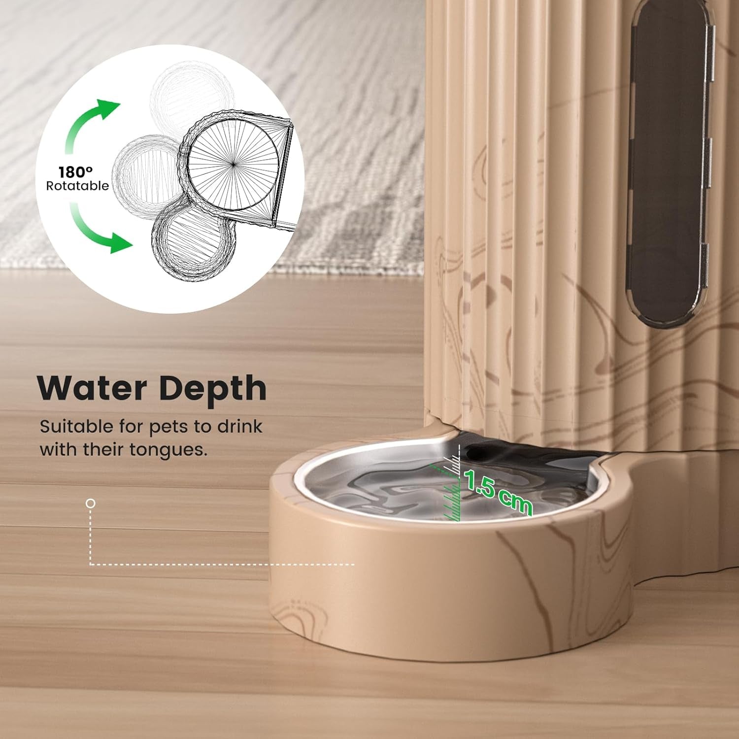 gardner-pet-gravity-automatic-2-in-1-pet-feeder-0-8-gallons-2-cat-feeder-and-water-dispenser-set-100-bpa-free-and-stainless-steel-water-bowl-for-dogs-cats-rabbits-puppies-light-woodgrain