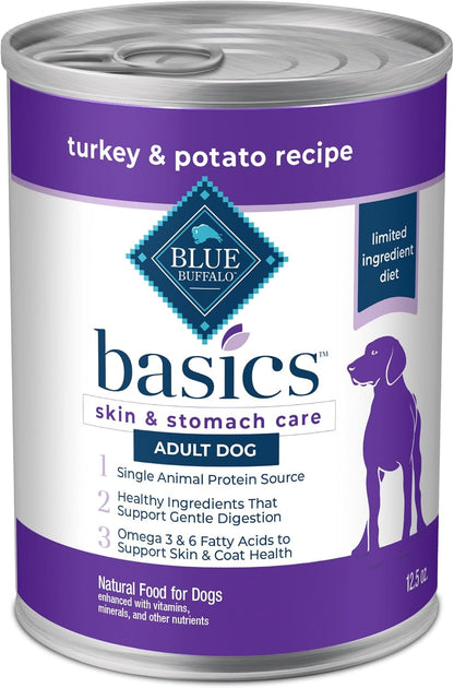Blue Buffalo Delights Variety Pack Natural Grain Free Wet Dog Food for Small Breed Dogs (Filet Mignon Flavor & New York Strip Flavor) in Gravy with Natural Ingredients, 3.5-Oz. Each (12 Cups)23