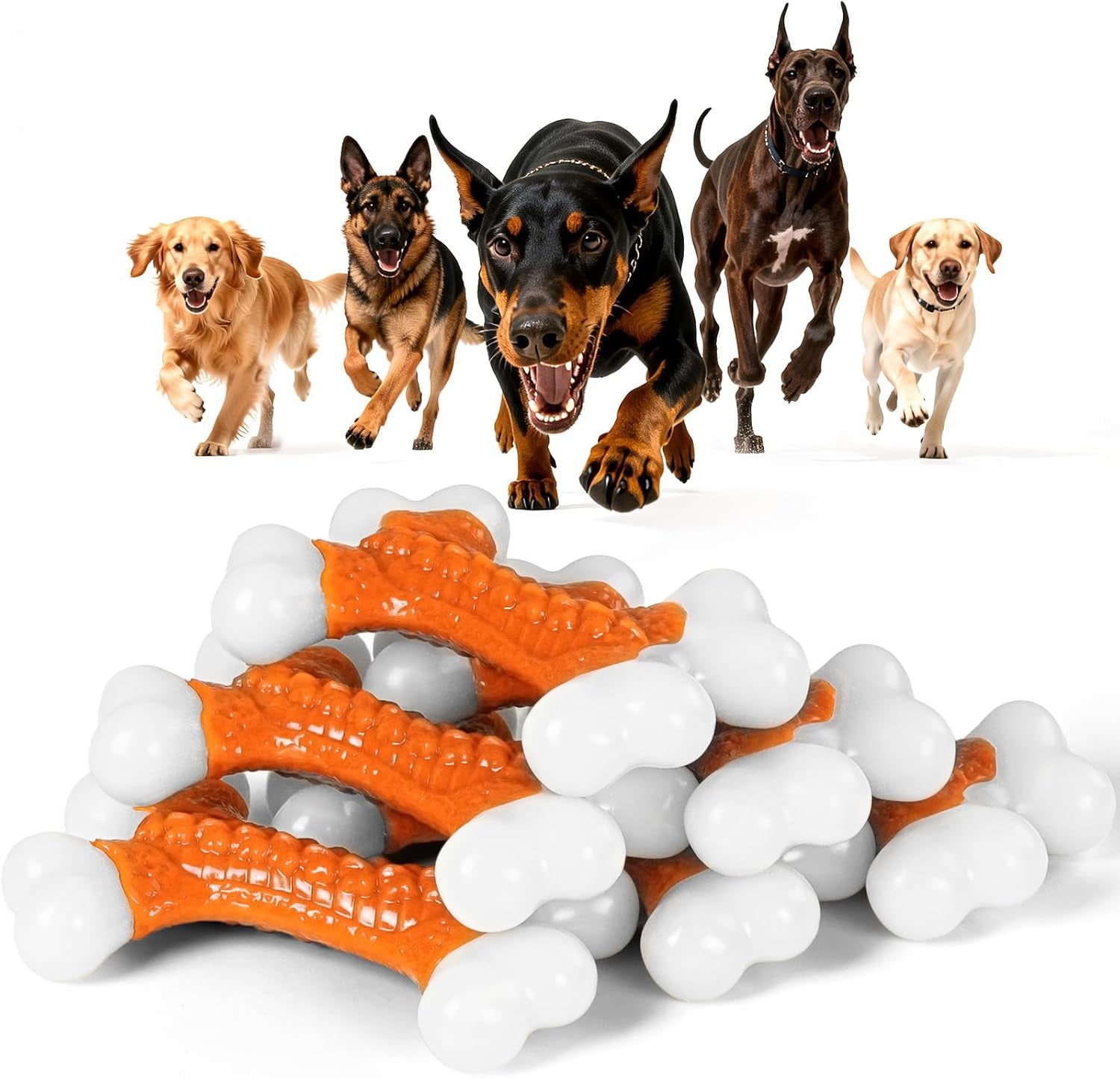 kseroo-tough-dog-chew-toys-for-aggressive-chewers-20-90lbs-beef-flavored-beef-flavored-rock-hard-nylon-bone-discourages-destructive-chewing-teeth-cleaning-textured-for-medium-large-breeds