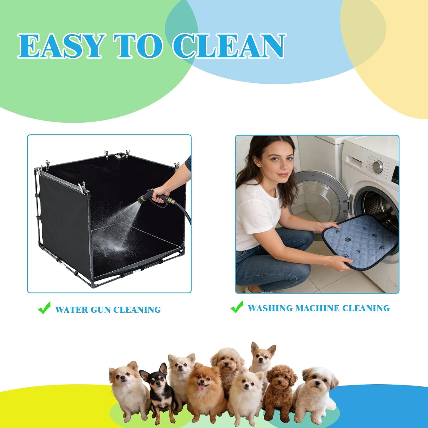 dog-pee-pad-holder-tray-with-washable-pee-pad-foldable-indoor-potty-station-for-small-to-medium-dogs-23-62x23-62x17-72-portable-reusable-litter-box-with-high-walls-small