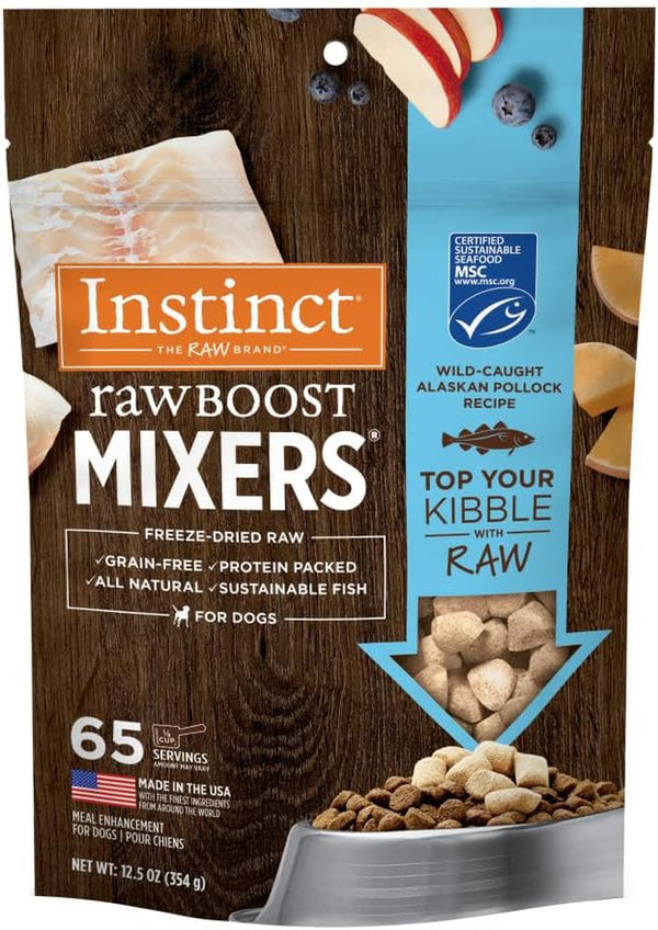 Instinct Freeze Dried Mixers, Dog Food Toppers, Gut Health, 5.5 Oz. Bag21